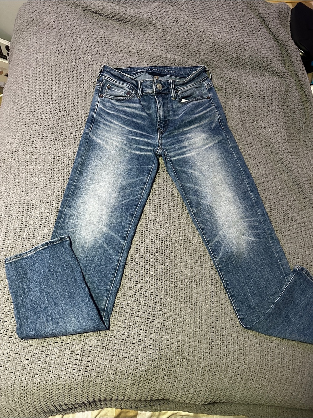 American Eagle Purple-Tinted Denim Jeans